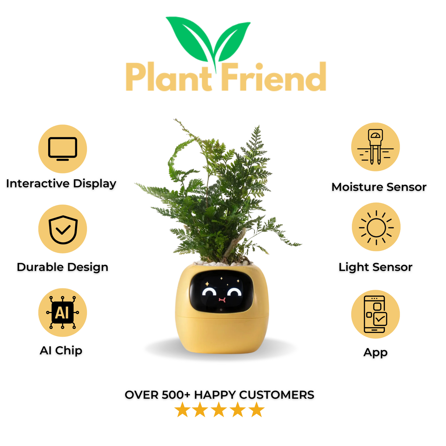 PlantFriend™ - Ivy Smart Plant Pot
